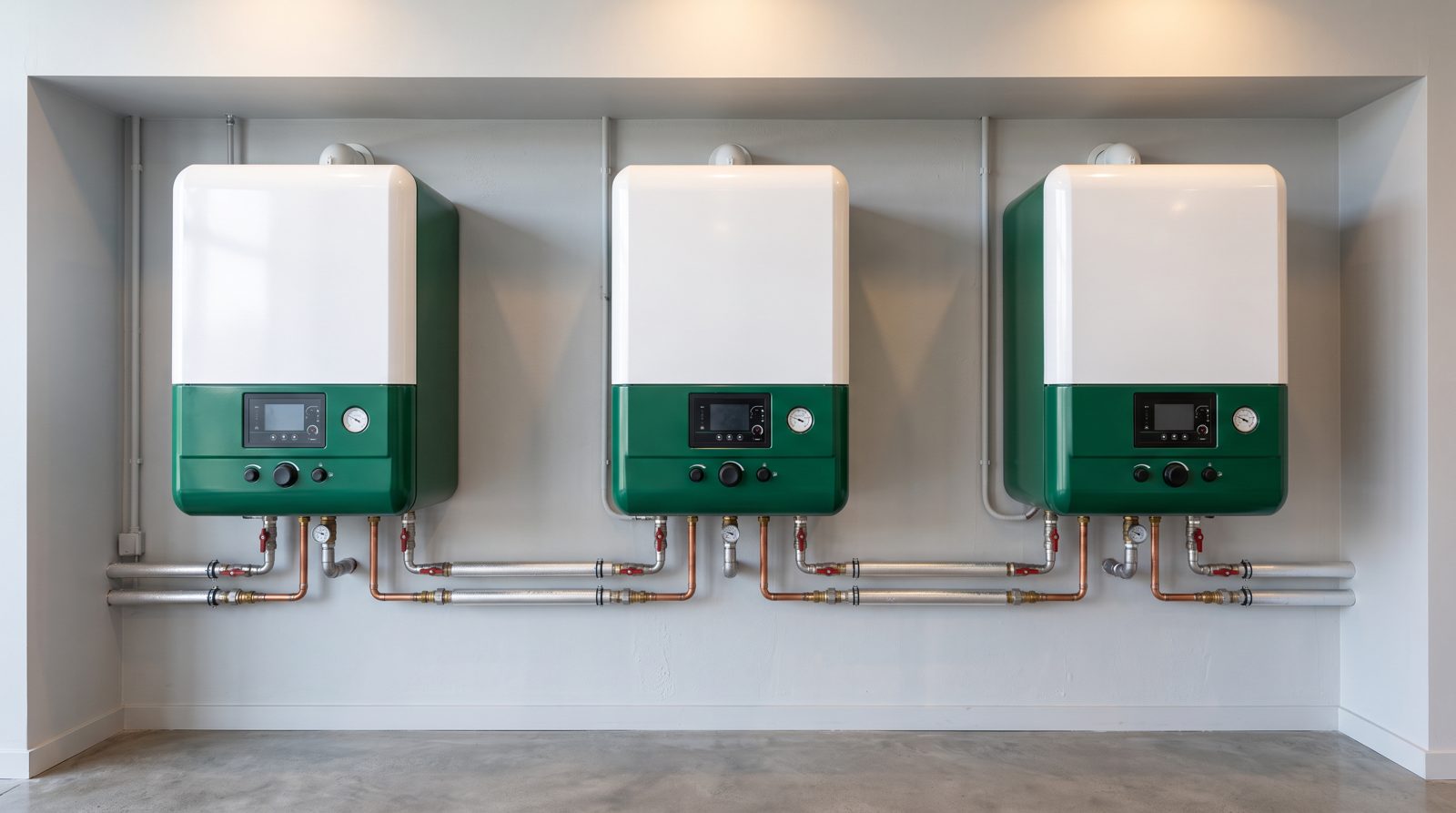 A selection of modern oil boilers