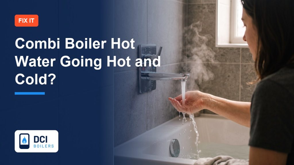 Combi Boiler Hot Water Going Hot and Cold? Causes and Fixes - DCI Boilers guide