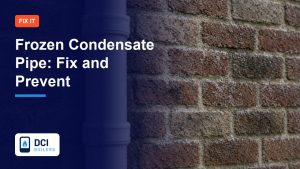 Frozen Condensate Pipe: Fix and Prevent - DCI Boilers guide