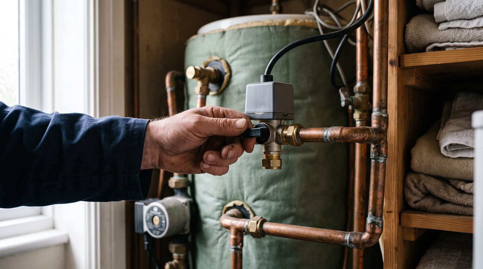 Checking a motorised valve when the heating fails but hot water works
