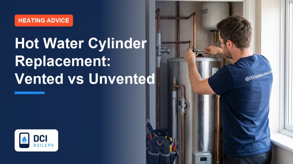 Hot Water Cylinder Replacement: Vented vs Unvented Explained - DCI Boilers guide