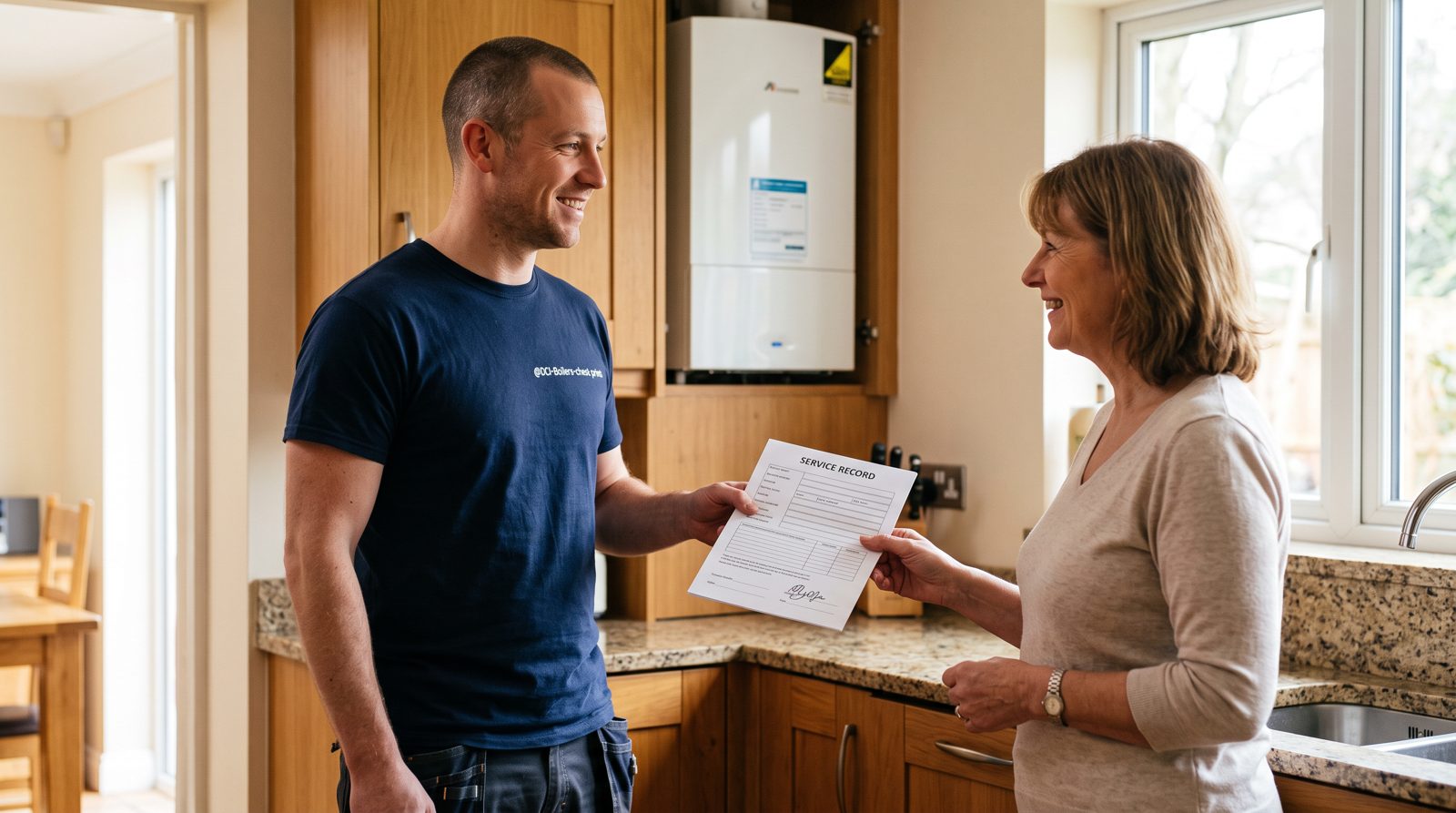 Annual boiler service as the alternative to boiler cover