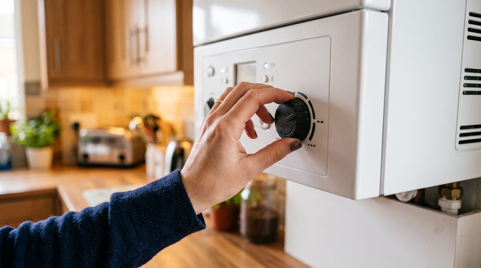 Lowering the flow temperature on a combi boiler to improve efficiency