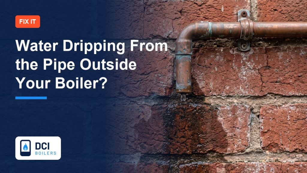 Water Dripping From the Pipe Outside Your Boiler? What It Means - DCI Boilers guide
